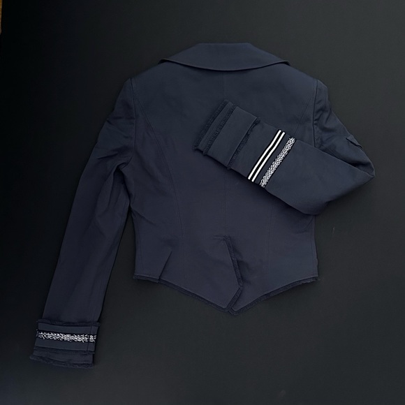 Bebe Navy Blue Military-Style Jacket & Vest Set – NEW with Tags. - Picture 5 of 5